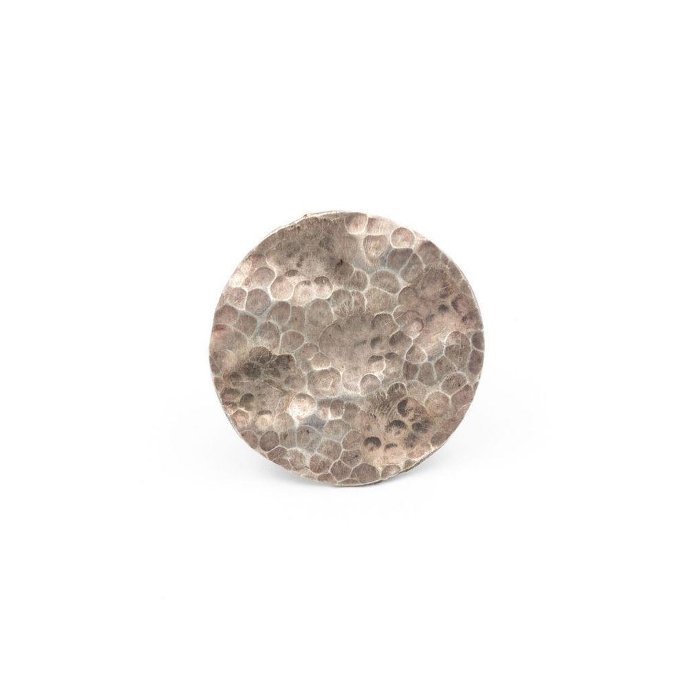 Silver Disc Ring - image 5